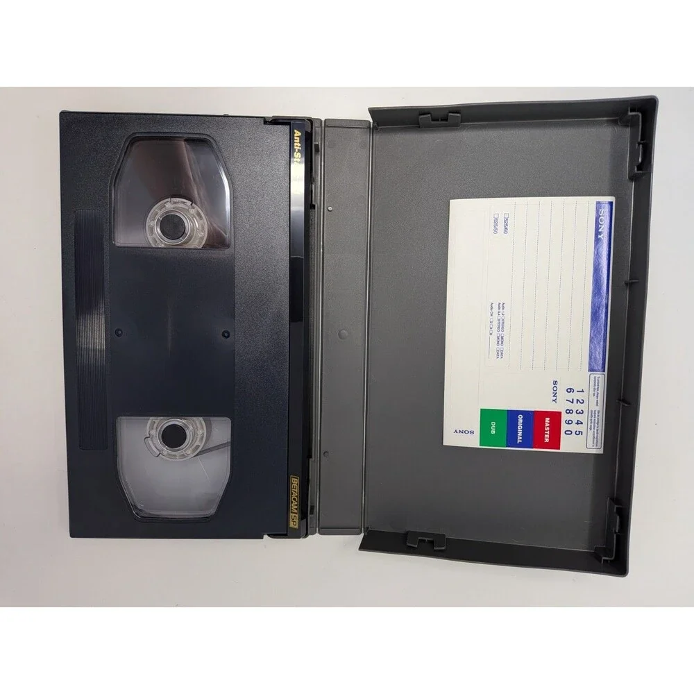 VTG Sony Betacam SP BCT-90MLA 90min Large Metal Video Cassette Tape w/ Case NEW